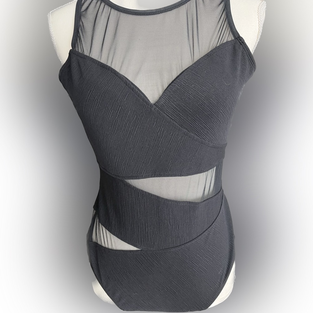 Vintage cut out one piece swimsuit sexy - Picture 1 of 7